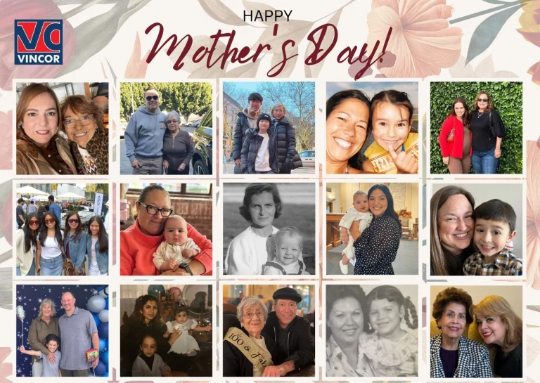 Mother's Day Greetings to Amazing Moms at Vincor Construction Inc.